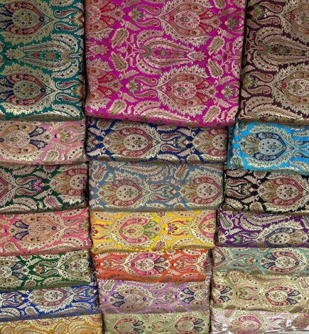 BANARASI SILK KIMKHAAB FABRIC
